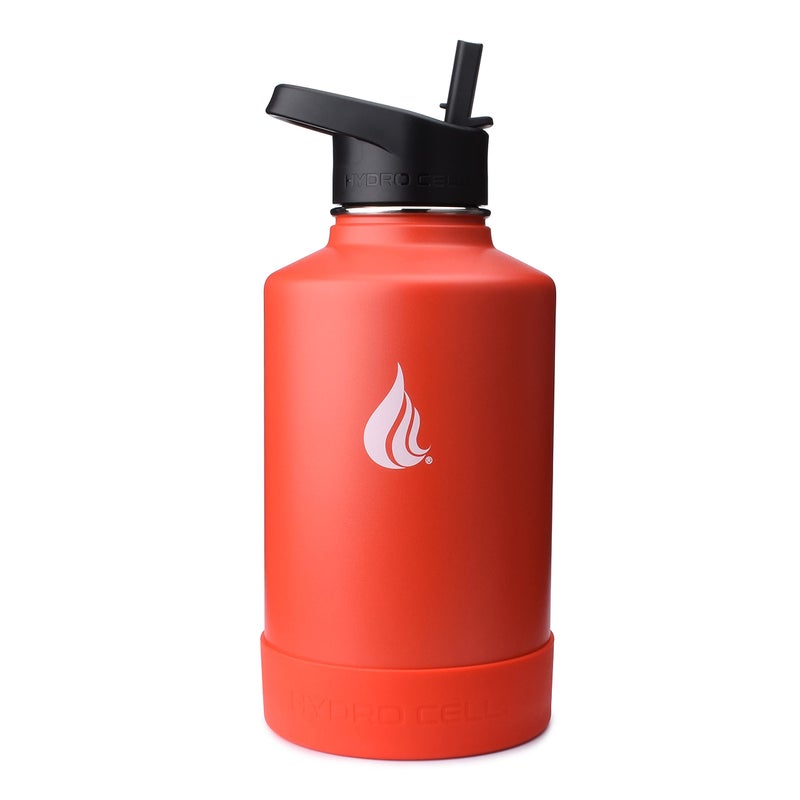 HYDRO CELL Protective Silicone Bottom Boot for 40oz  32oz  24oz  18oz  14oz Stainless Steel Insulated Water Bottles  Anti-Slip Sleeve Cover  Bottom Boot (Red 64oz) - Image 2